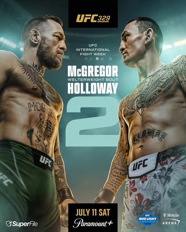 UFC 329: McGregor vs Holloway 2